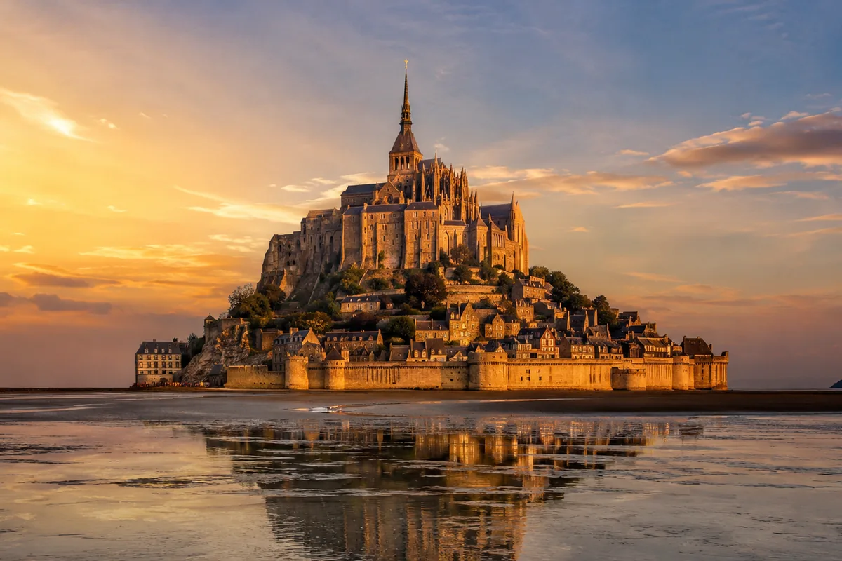 Paris: Geführte Tour zu D-Day-Stätten und zum Mont Saint-Michel