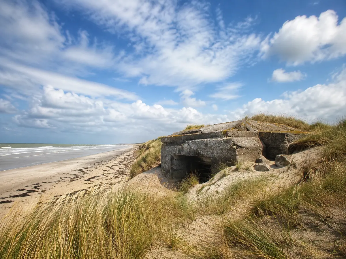 The seafront at Juno Beach, the Canadian landing sector